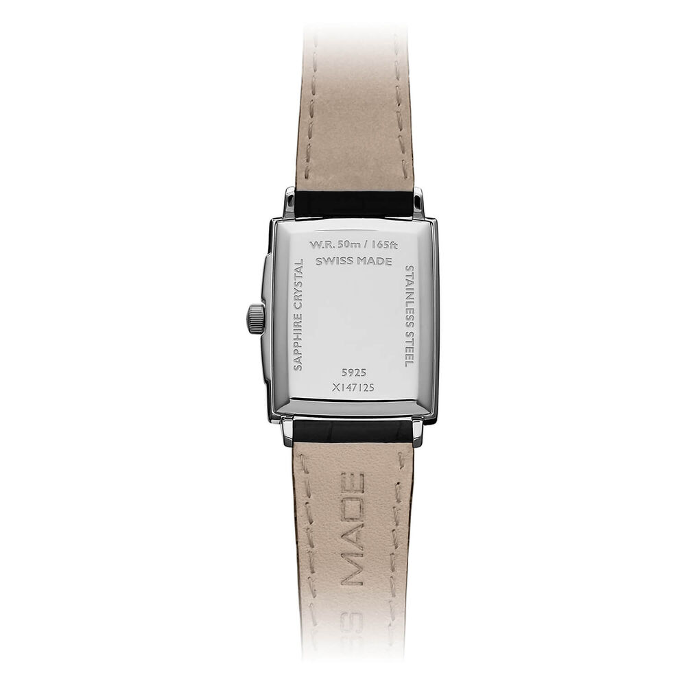 Pre-Owned Raymond Weil Toccata Quartz 22.6x28.1mm White Dial Leather Strap Watch