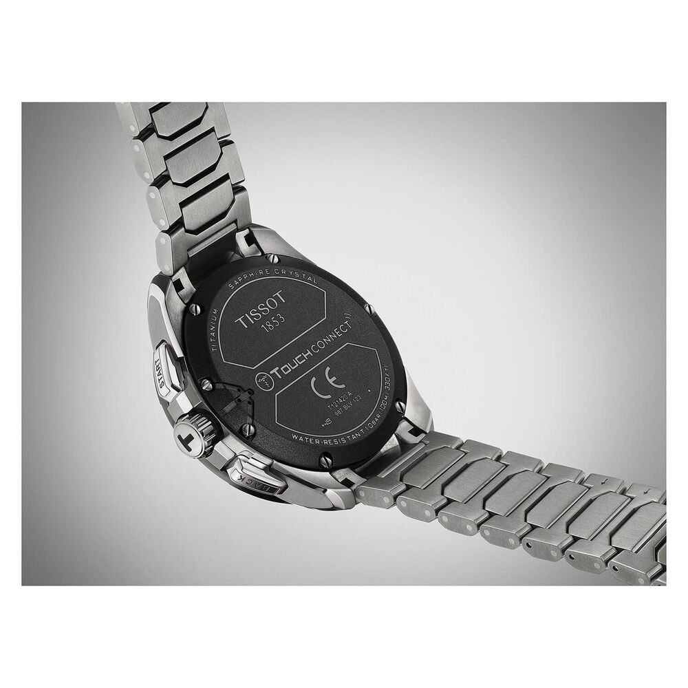 Tissot T Touch 47.5mm Black Gray Titanium Case Titanium Mens Watch image number 4