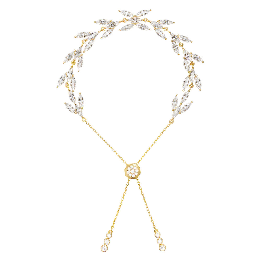 CARAT* London Skylar Yellow Gold Marquise Cut Adjustable Bracelet