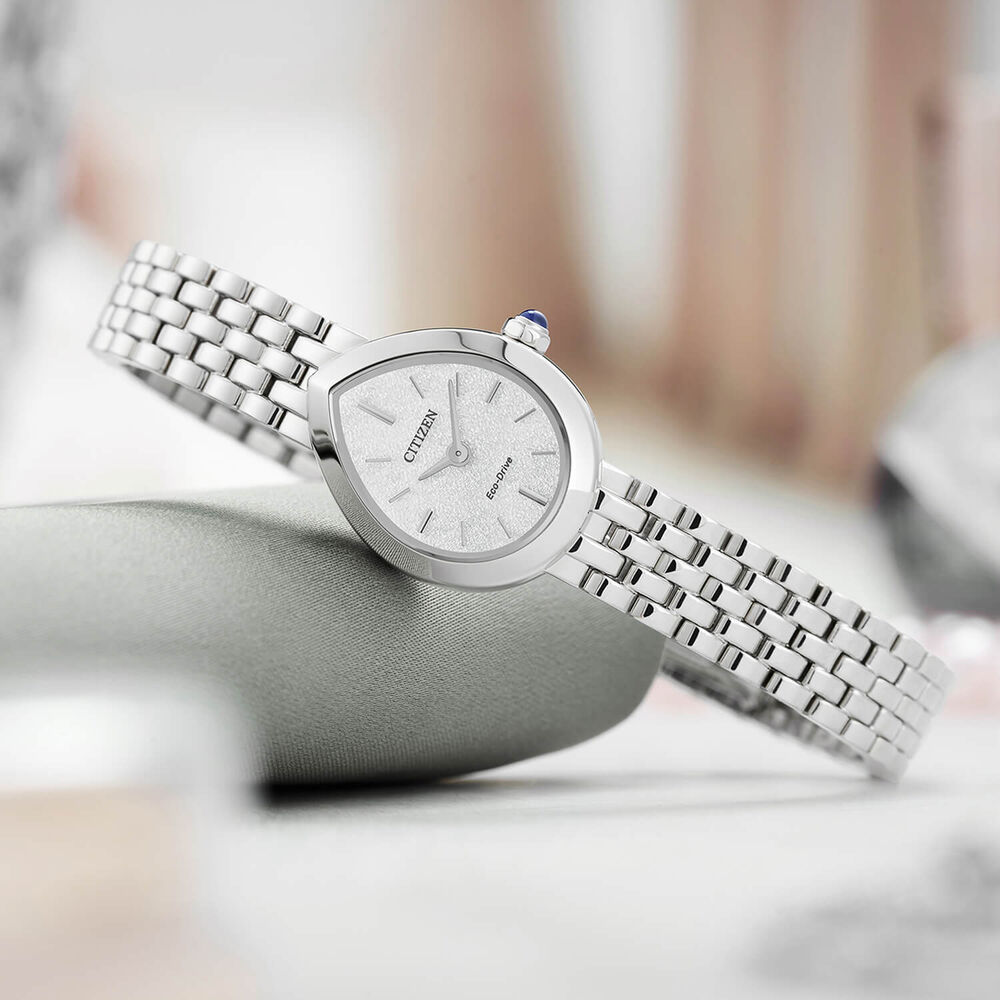 Citizen L Rainell 20mm Silver Dial Steel Bracelet Watch