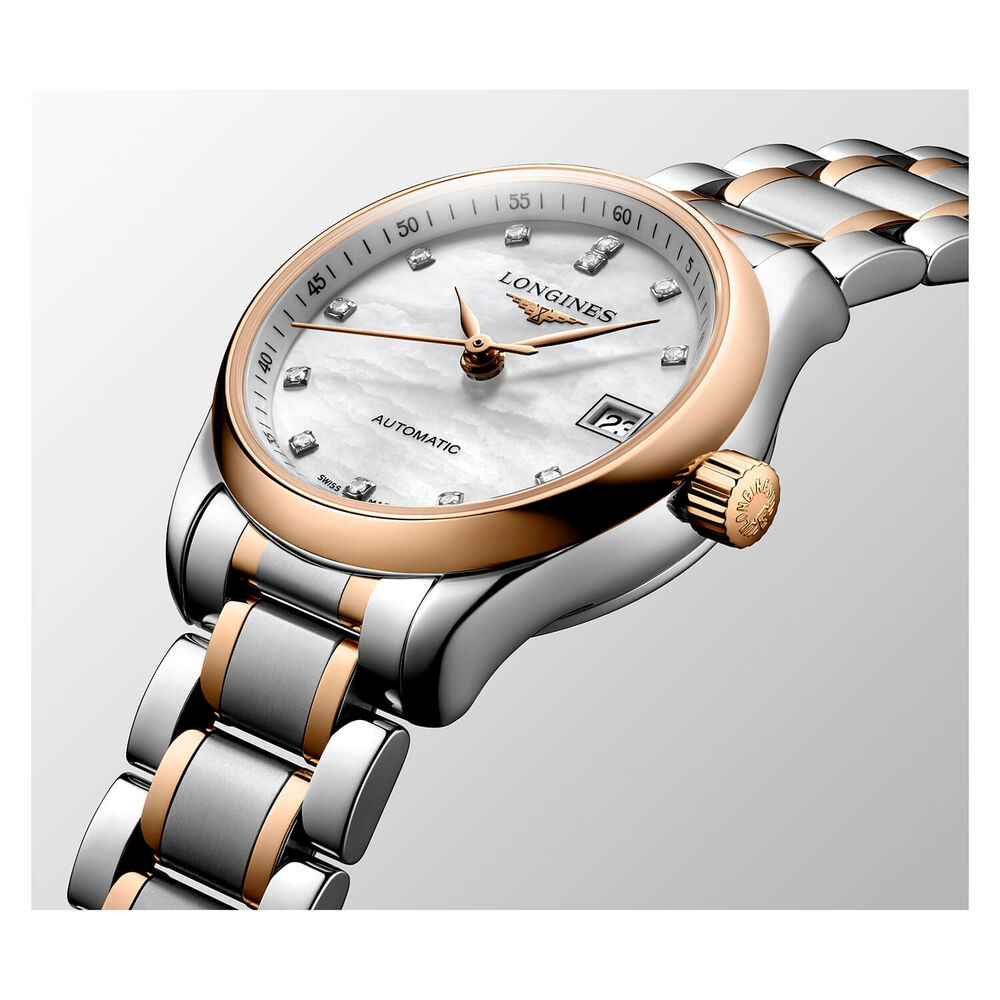 Longines Master Collection 25mm MOP Dial Bracelet Watch image number 3