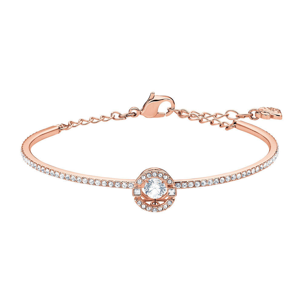 Swarovski Rose Gold-Plated Sparkling Dance Bangle