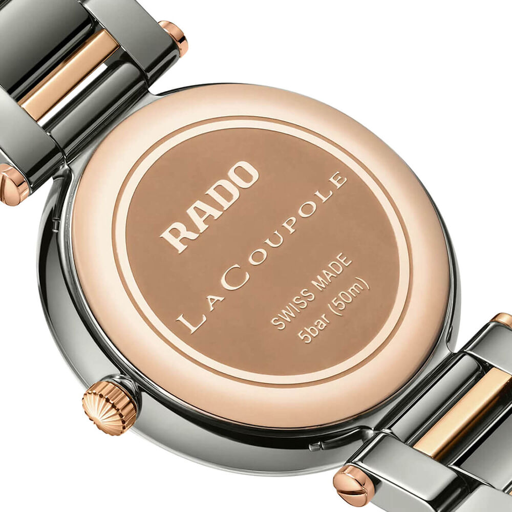 Rado LaCoupole Diamonds 31mm Grey Dial Plasma High-Tech Ceramic Bracelet Watch image number 3