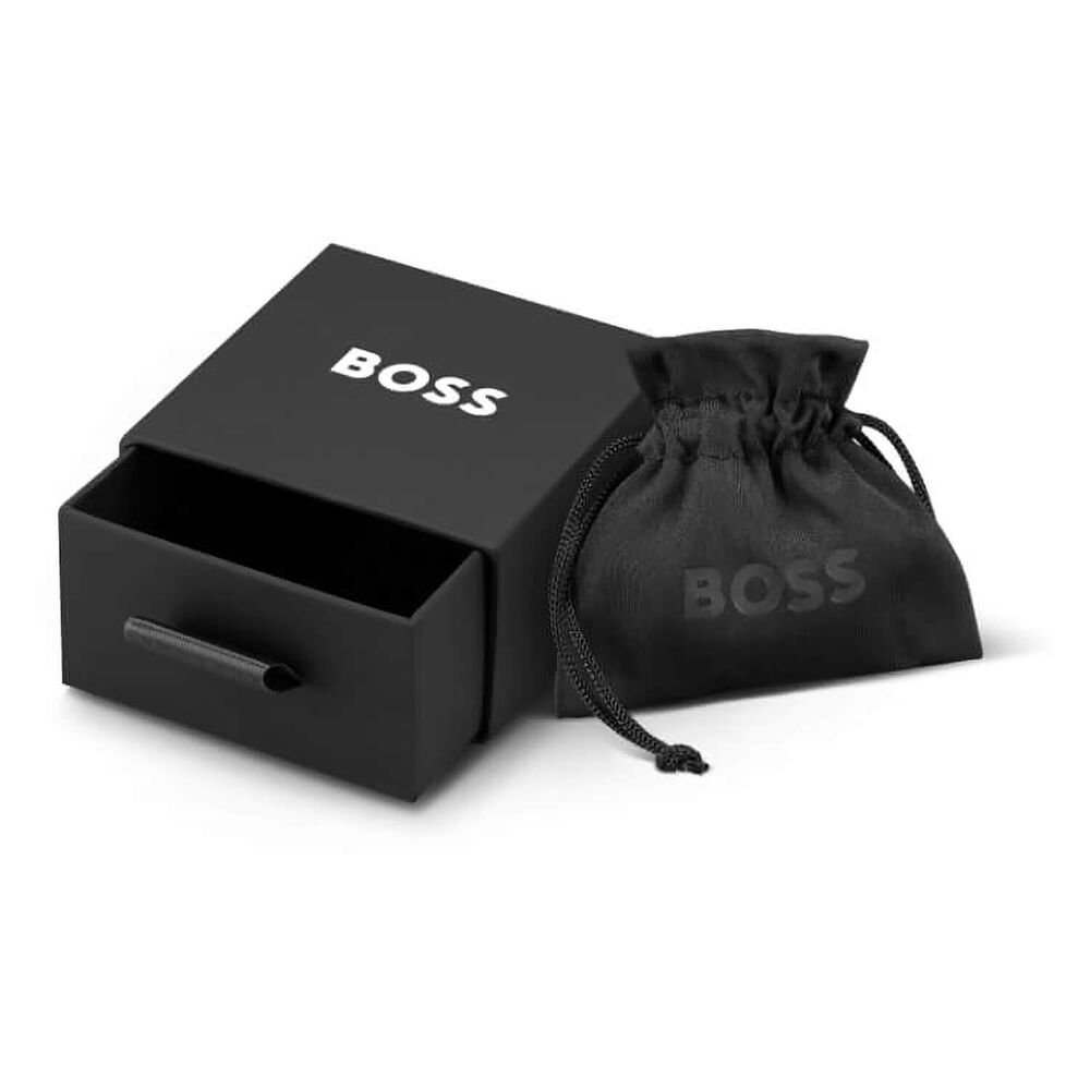 Gents BOSS Yann Stainless Steel Square Earrings