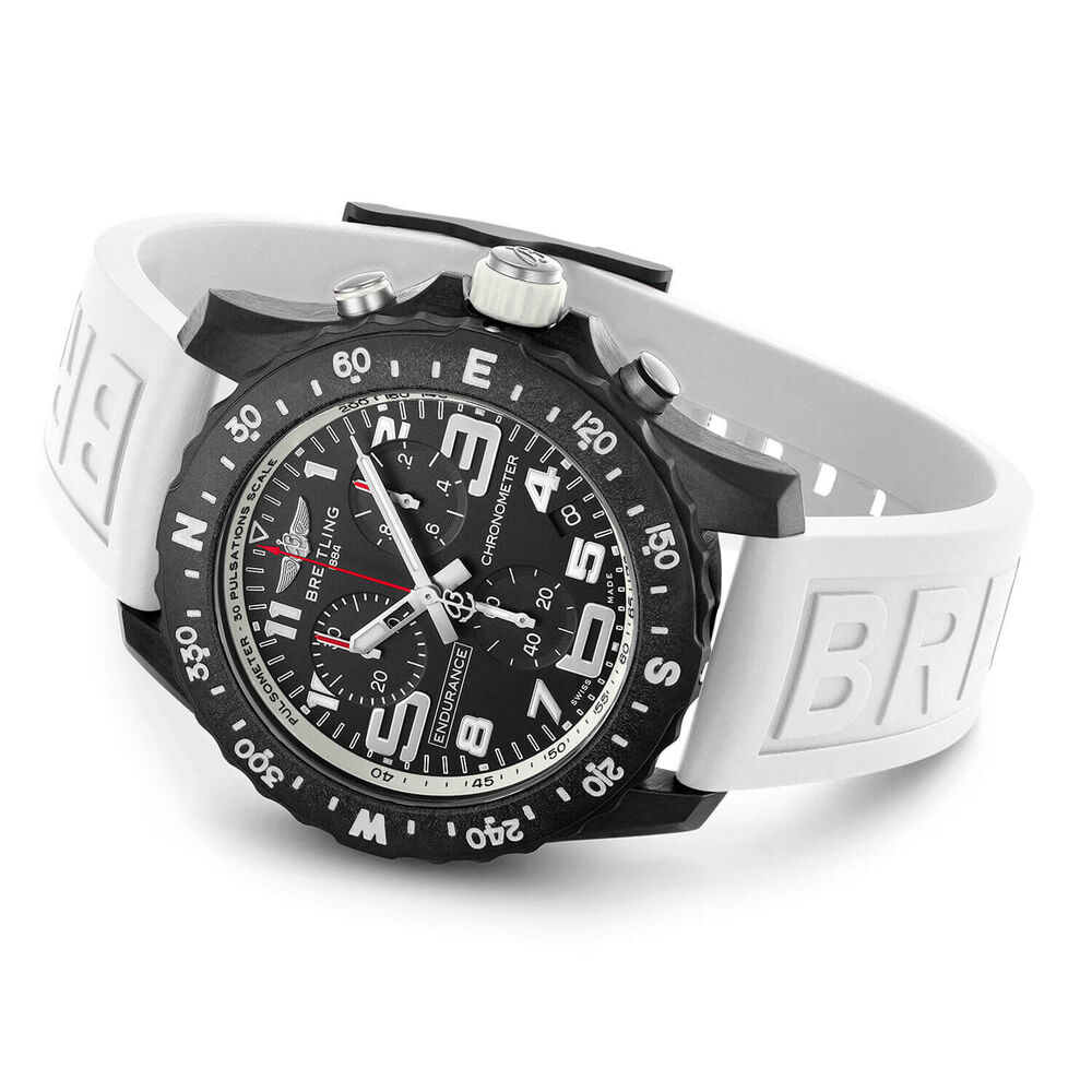 Breitling Endurance Pro 44mm White Detail Rubber Strap Watch image number 2