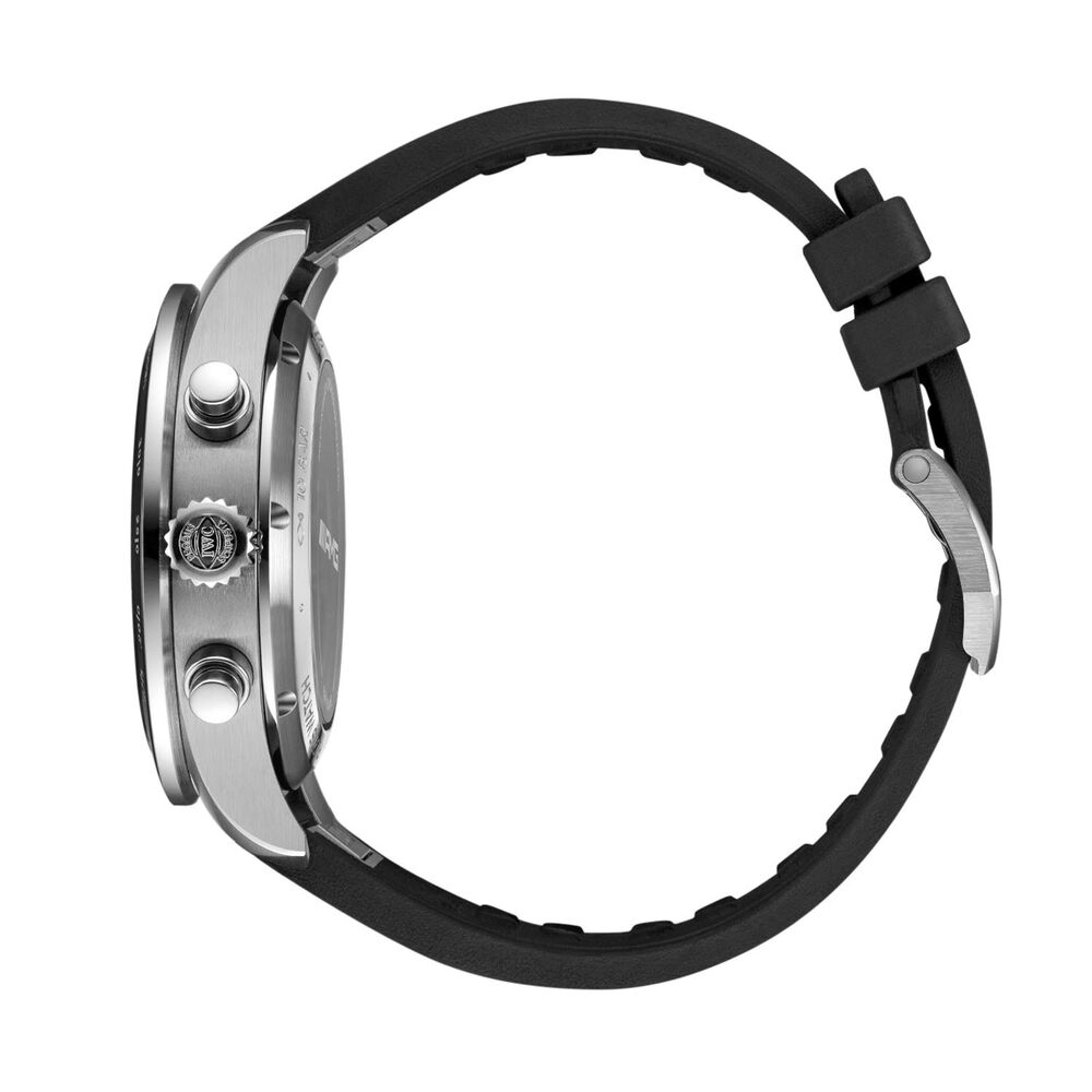 IWC Schaffhausen Pilot's Performance Chronograph 41 AMG 41mm Black Dial Rubber Strap Watch image number 3