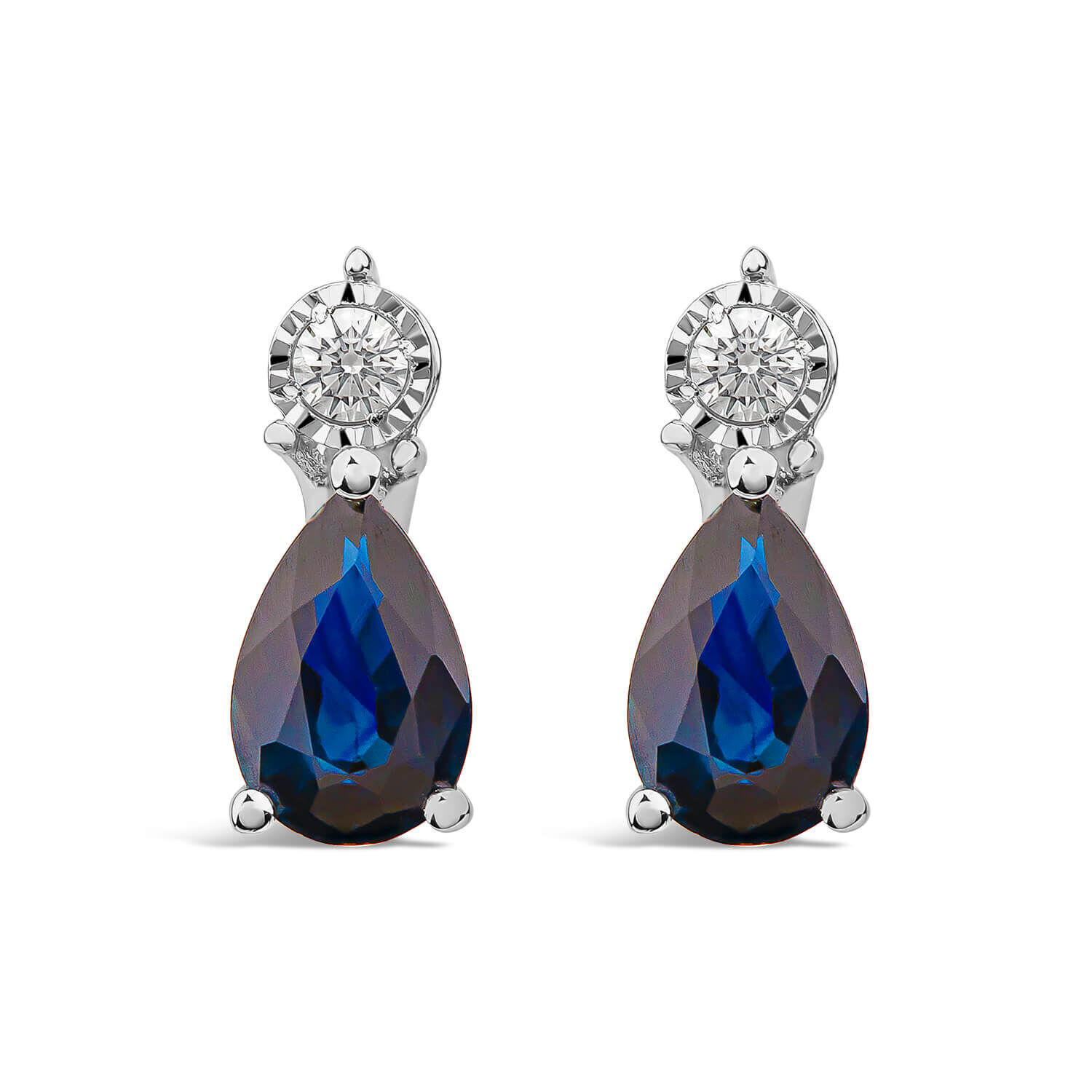 Diamond top clearance earrings