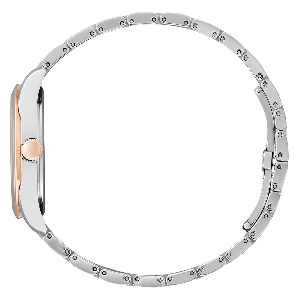 Citizen Eco-Drive Arezzo 32mm Mother of Pearl Dial Steel & Rose Gold Watch image number 1