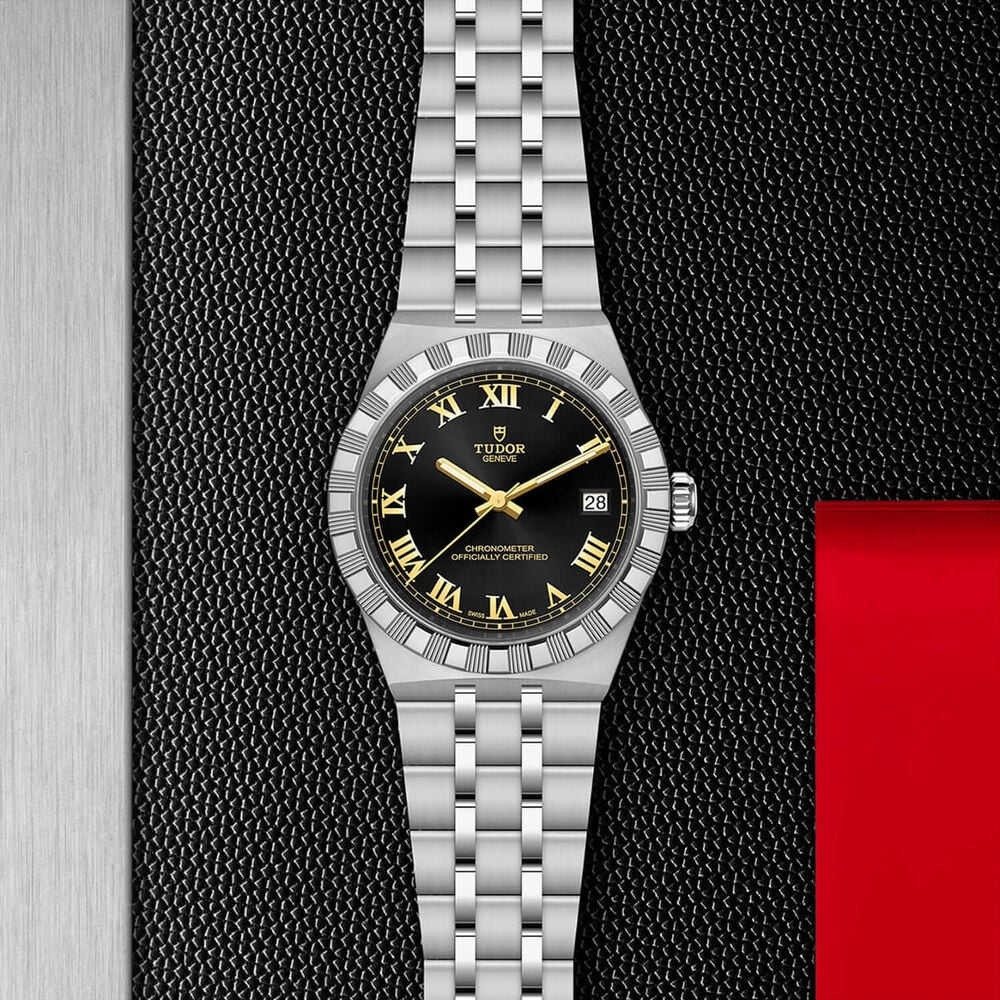 TUDOR Royal 36mm Black Dial Stainless Steel Bracelet Watch