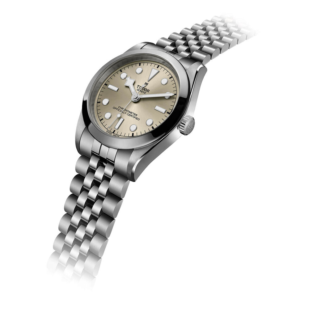 TUDOR Black Bay 39mm Light Beige Dial 5-Link Bracelet Watch image number 1