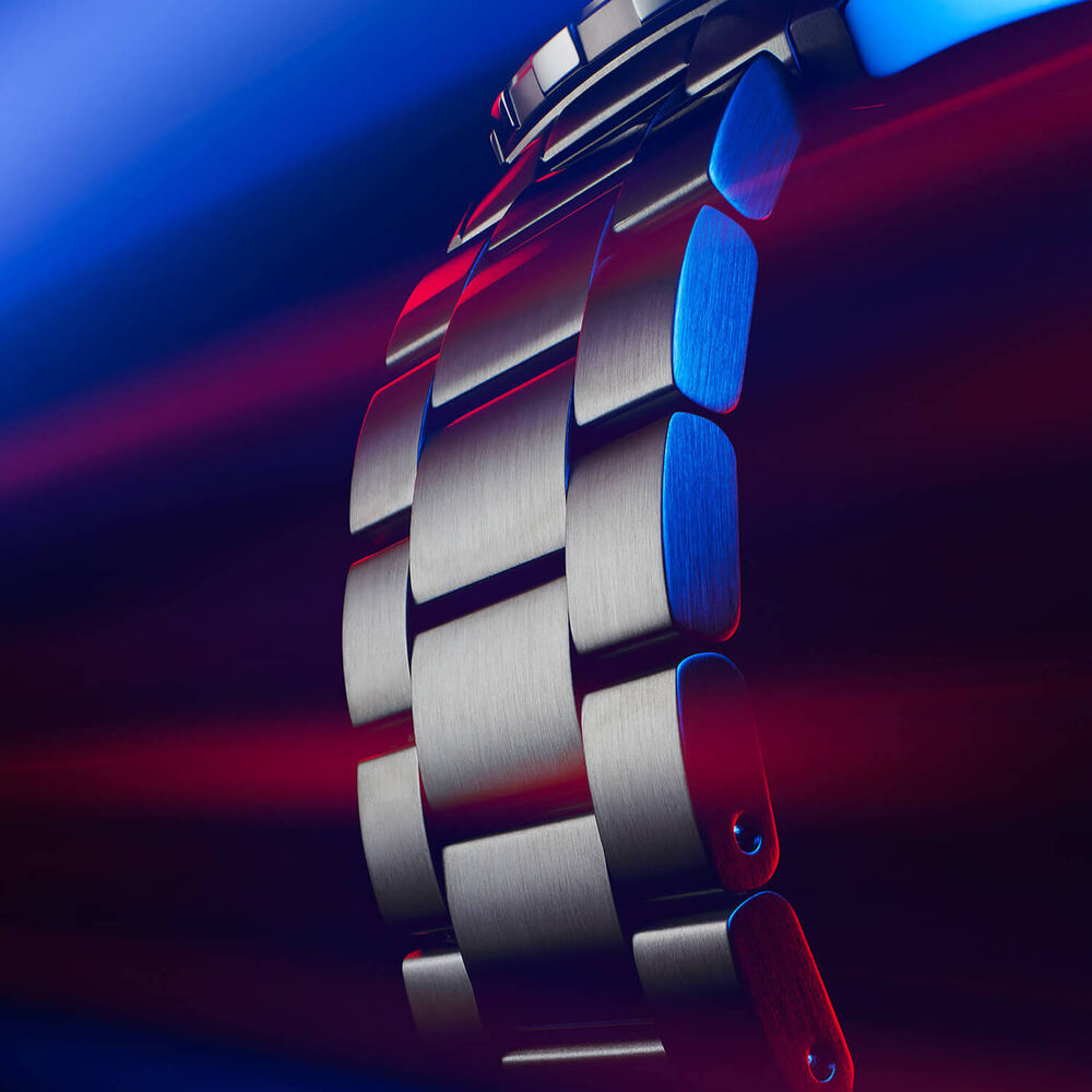 TAG Heuer Formula 1 Red Bull Quartz 43mm Chronograph Blue Dial Steel Case Bracelet Watch image number 9
