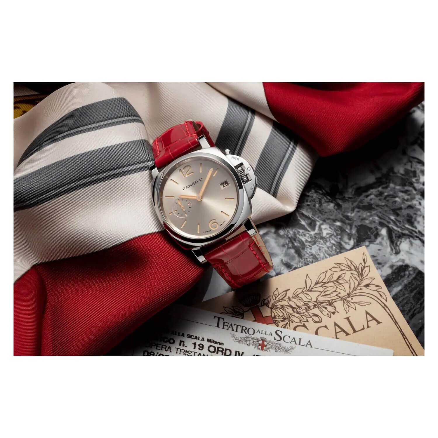 Panerai red new arrivals strap