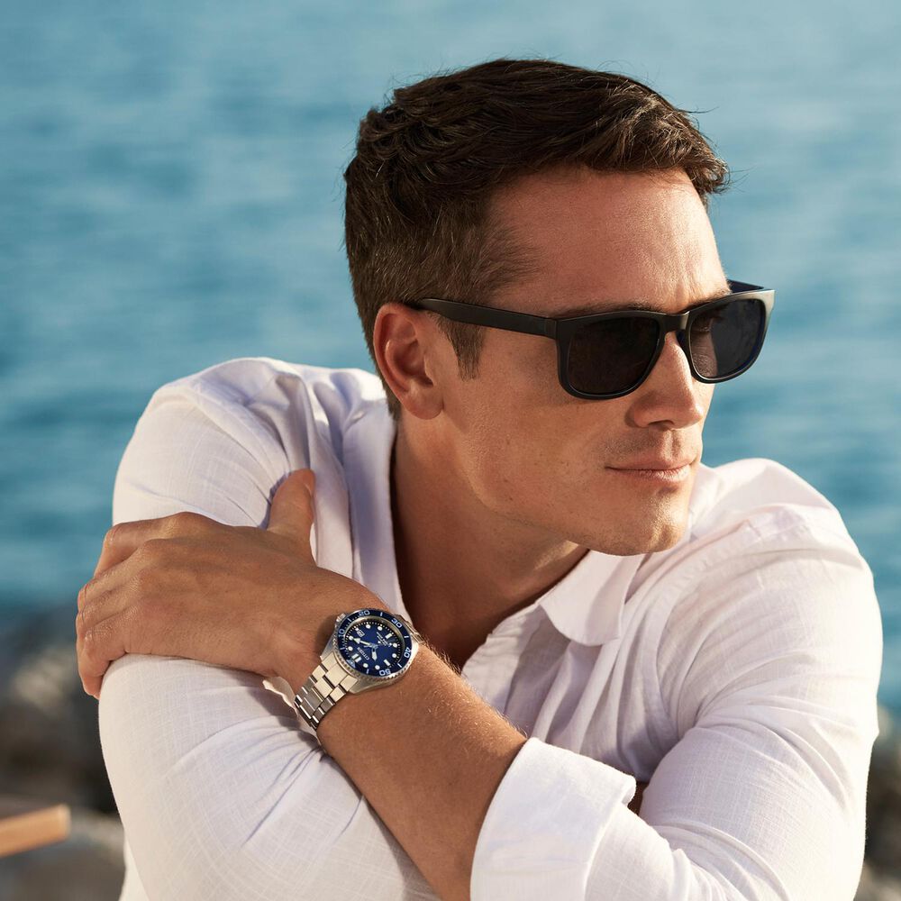 Citizen Promaster Diver 44mm Blue Dial Stainless Steel Bracelet Watch image number 8