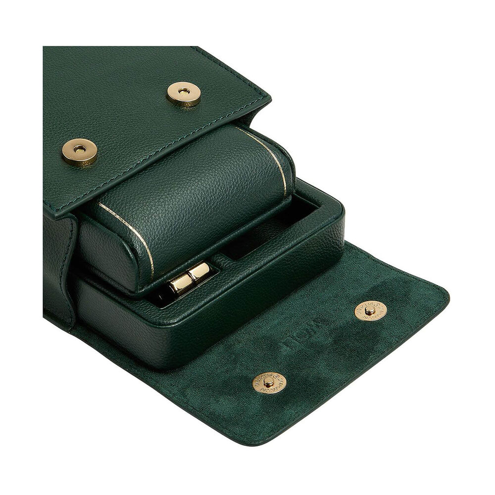 WOLF British Racing Green Single Travel Watch Stand