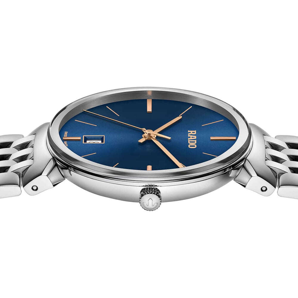 Rado Florence 38mm Blue Dial Steel Bracelet Watch