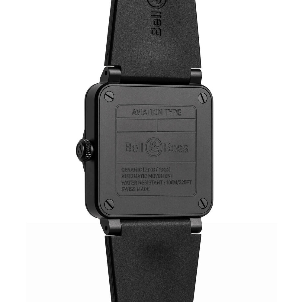 Bell & Ross BR-03 Astro 41mm Earth Dial Black Rubber Strap Watch image number 3