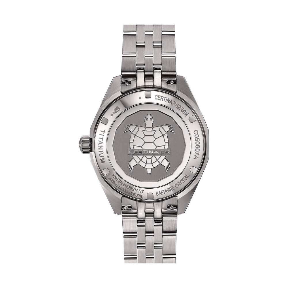 Certina DS Super PH2000M STC 43mm White Dial Titanium Bracelet Watch