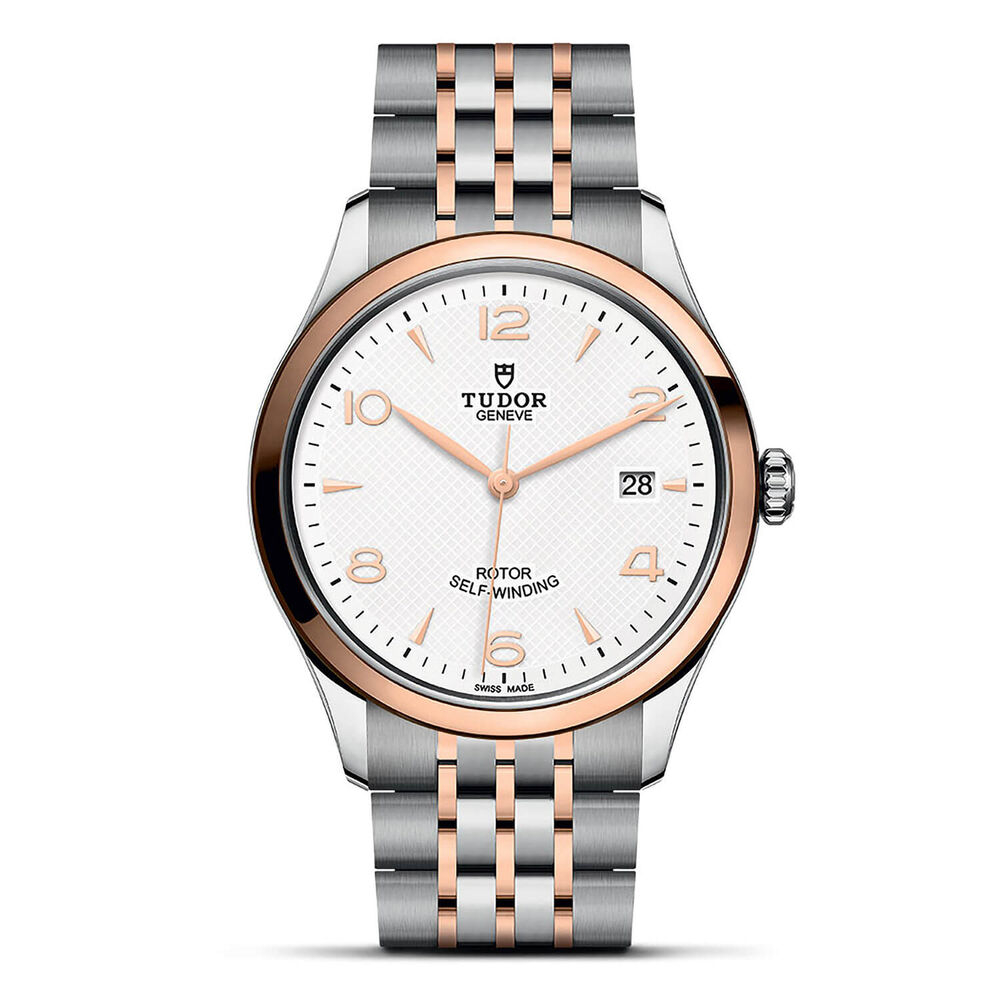 TUDOR 1926 39mm White Dial Two Tone Bracelet Watch image number 0