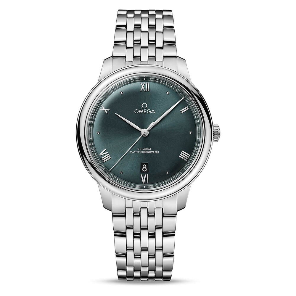 OMEGA De Ville Prestige Co-Axial Master Chronometer 40mm Green Dial Bracelet Watch image number 0