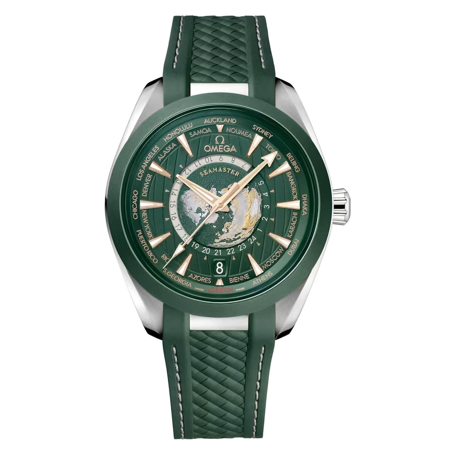 Omega Aqua Terra 150M Master Chronomaster 43mm Green Watch