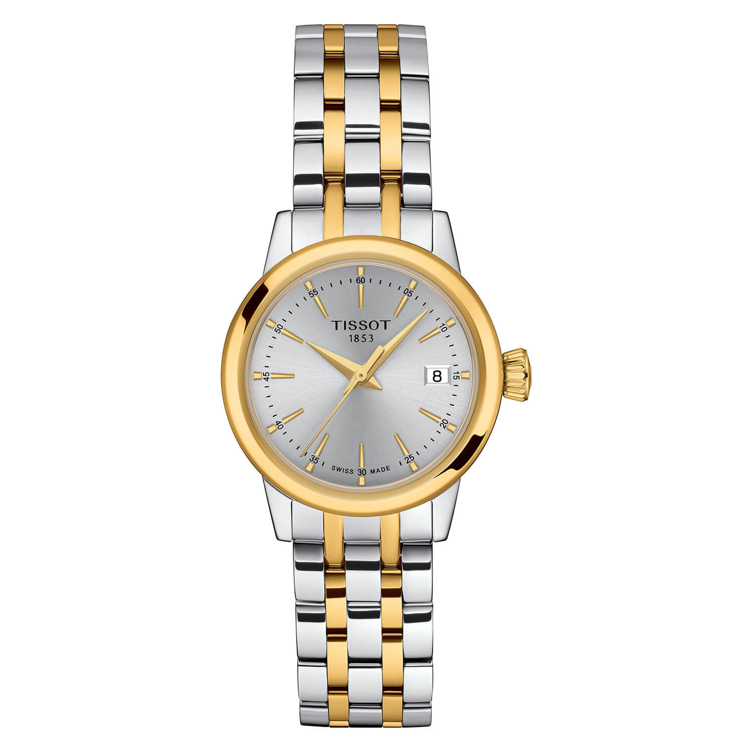 Tissot Classic Dream 28mm Yellow Gold Steel Bracelet Watch