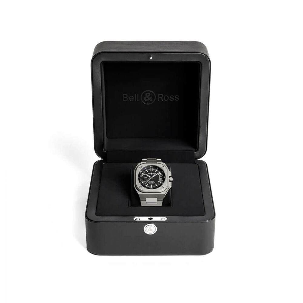 Bell & Ross BR-X5 Black Titanium 41mm Black Dial Titanium Bracelet Watch image number 5