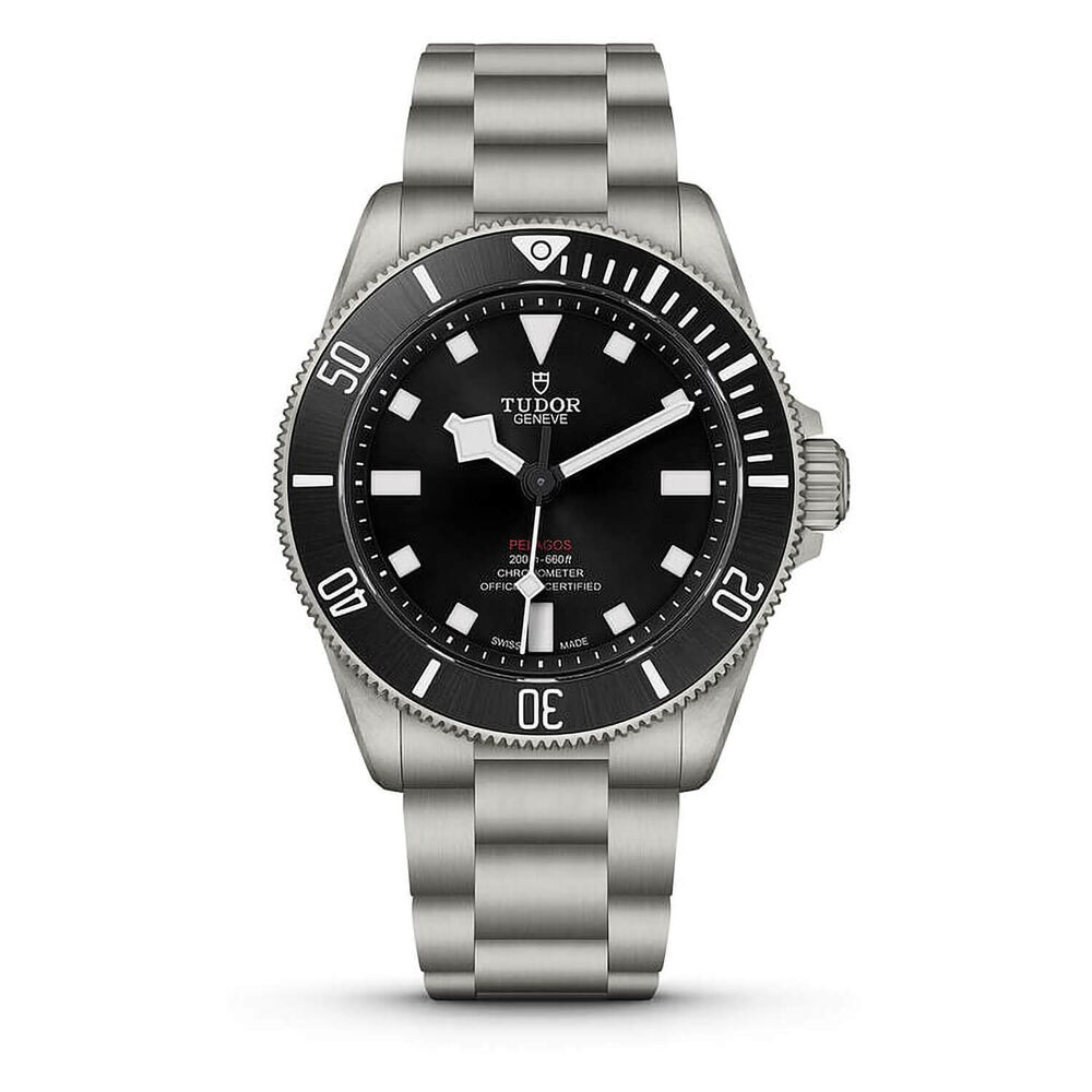 TUDOR Pelagos 39mm Automatic Black Dial Titanium Bracelet Watch image number 0