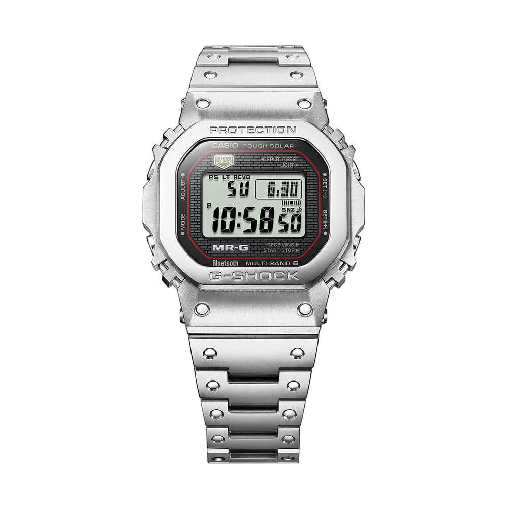 G-SHOCK MR-G 49.4mm Dial Silver Titanium Bracelet Watch image number 1