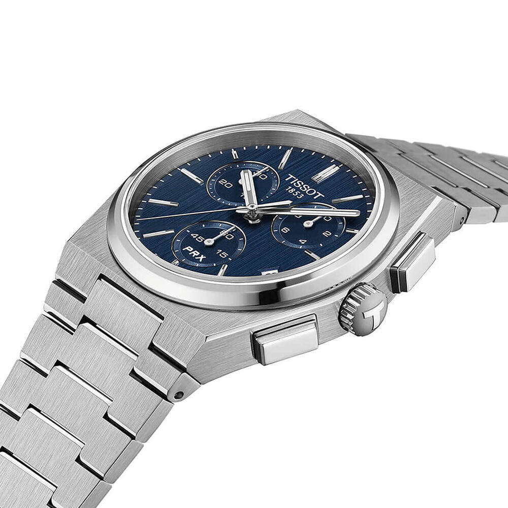 Tissot PRX 41mm Blue Dial Steel Bracelet Watch