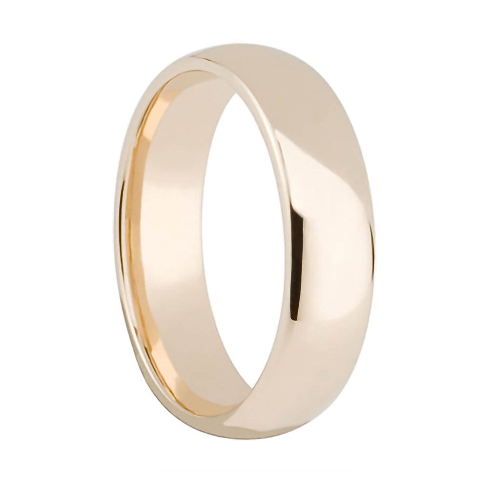 Men's 9ct gold 6mm superior court wedding ring image number 0