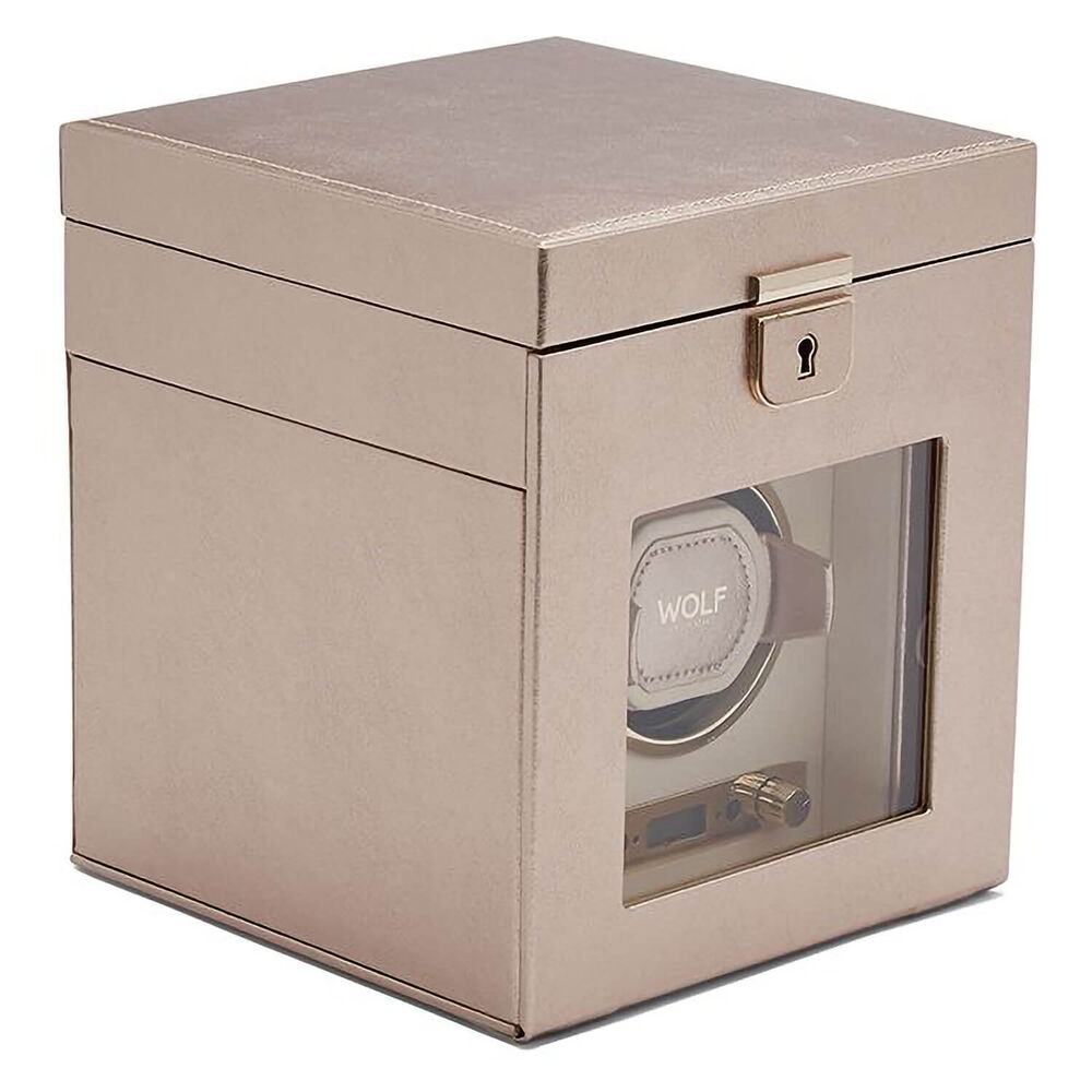 WOLF PALERMO Single Rose Gold Watch Winder image number 3