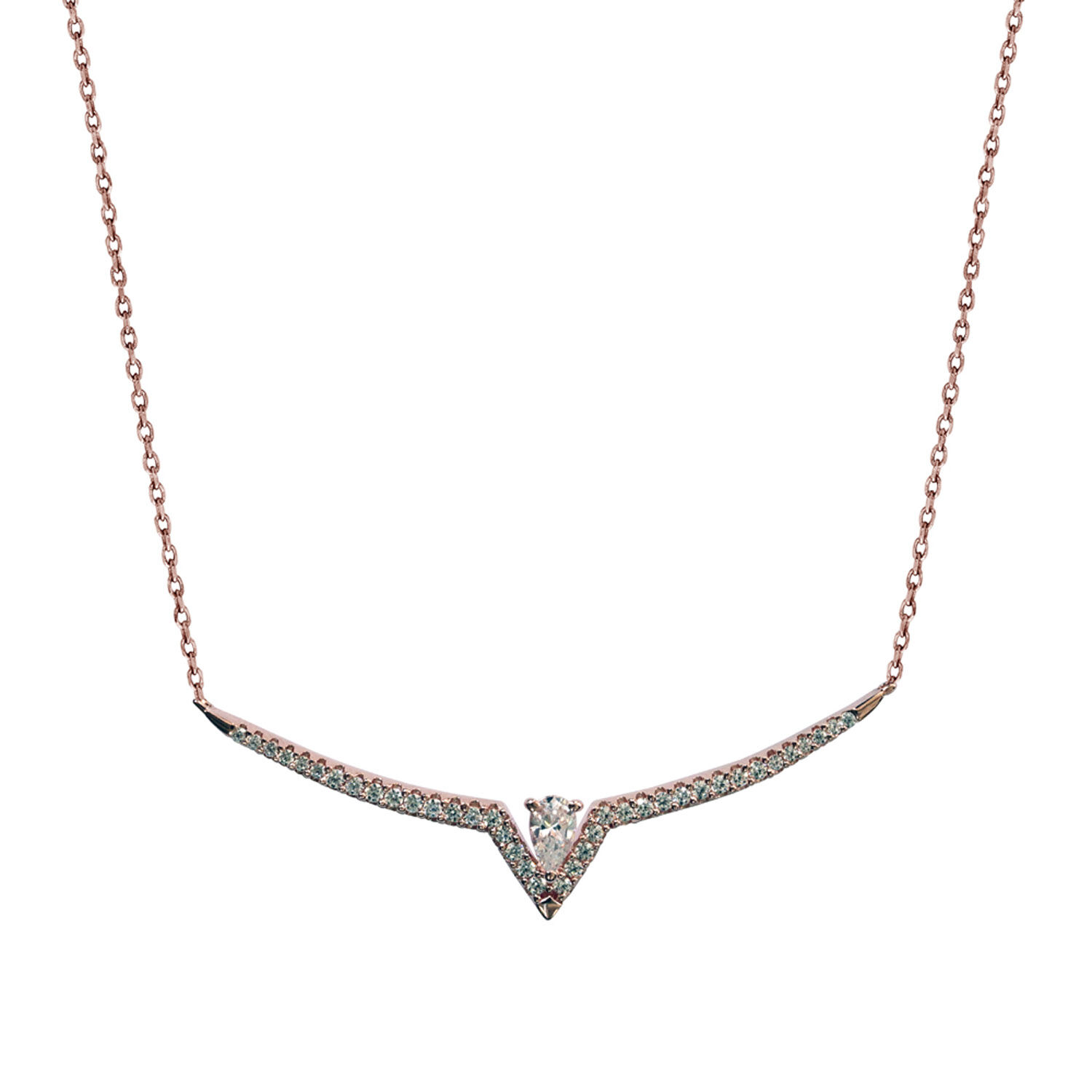 Silver necklace on sale gold plated