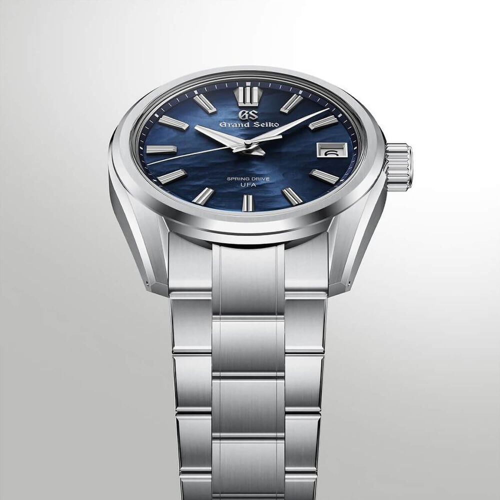 Grand Seiko Evolution 9 'Lake Suwa Summer Sun' Spring Drive UFA 40mm Steel Bracelet Watch