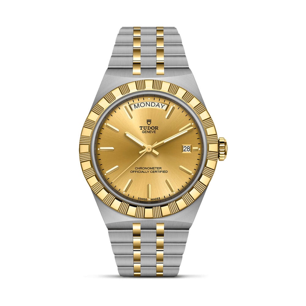 TUDOR Royal 40mm Champagne Dial Stainless Steel & Yellow Gold Bracelet Watch