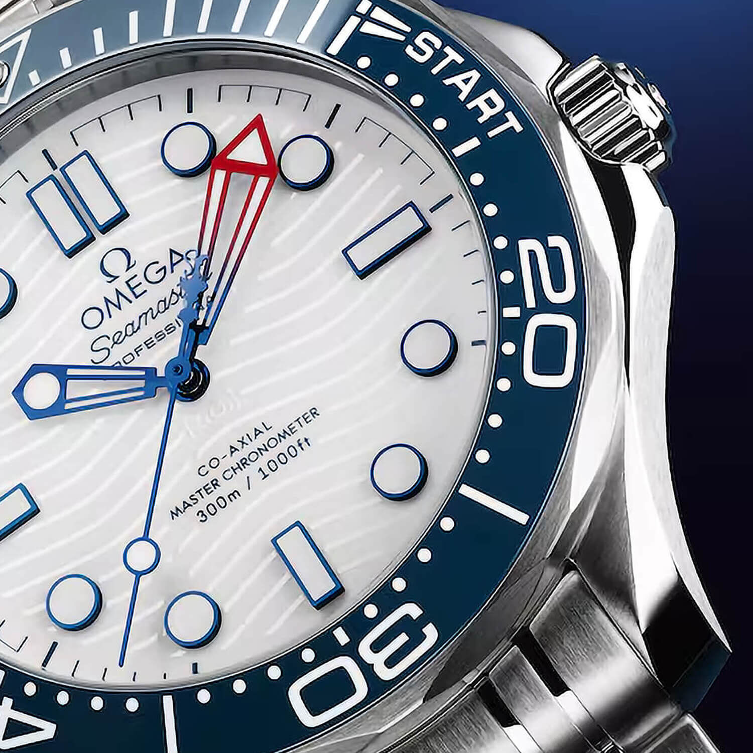 OMEGA Seamaster Diver 300M America s Cup Edition 42mm White Dial Steel Bracelet Watch