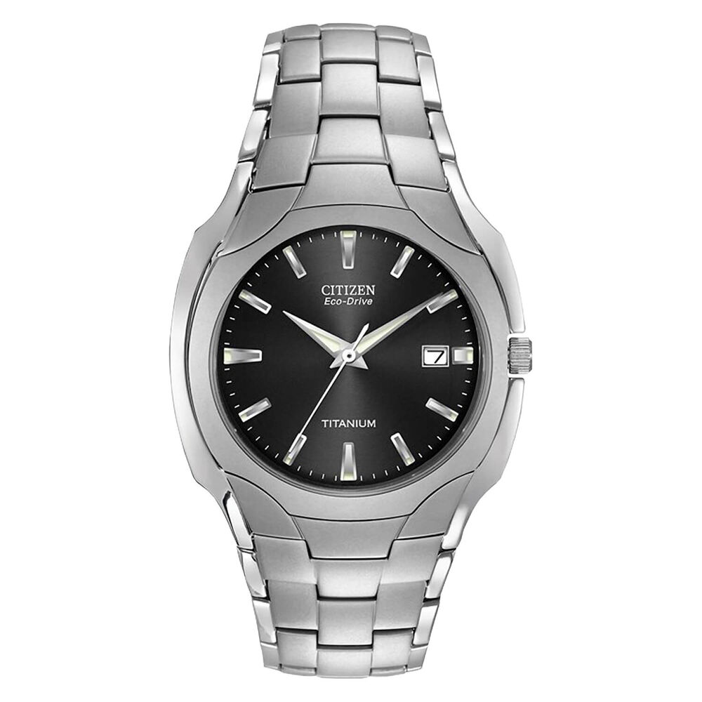 Citizen Mens Super Titanium Gents Eco-Drive Titanium Bracelet Watch