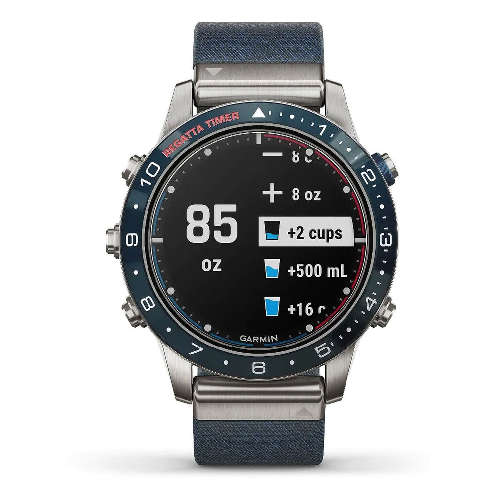 Garmin MARQ Captain Jacquard-Weave Strap GPS Smartwatch image number 4