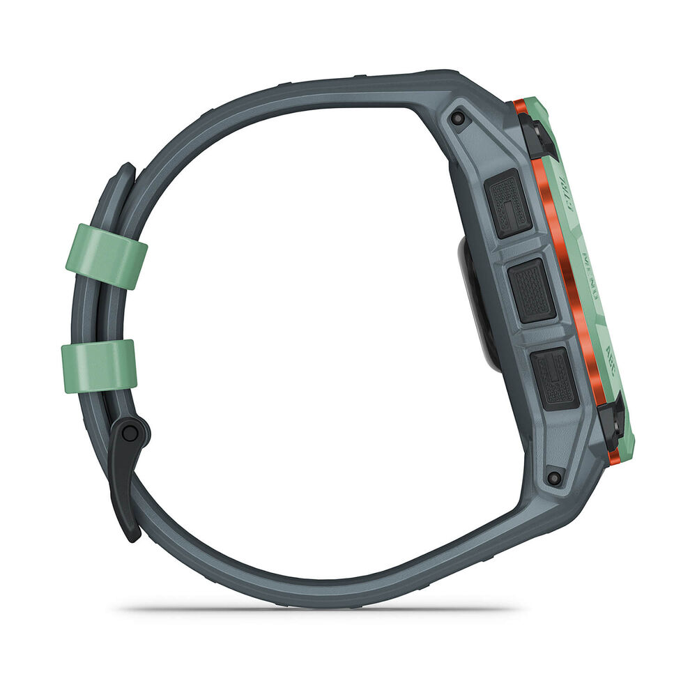 Garmin Instinct 3 AMOLED 50mm Neotropic Bezel Twilight Silicon Strap Watch image number 9