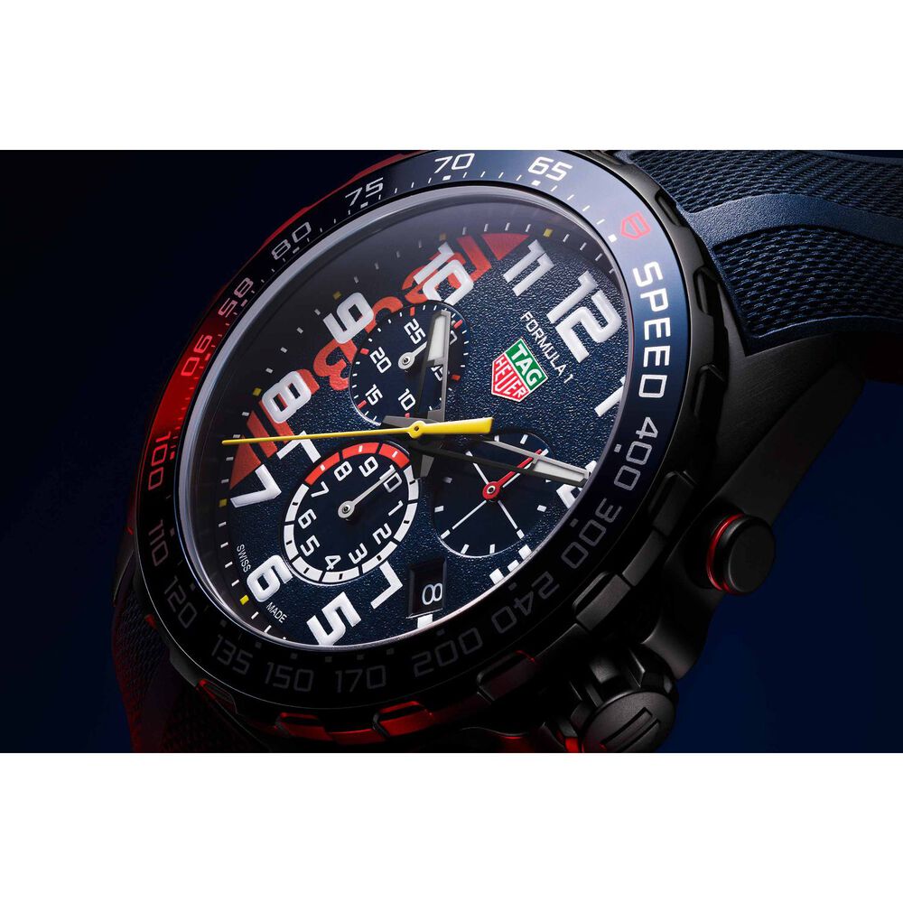 TAG Heuer Formula 1 Chronograph X Oracle Red Bull Racing 43mm Limited Edition Watch image number 5
