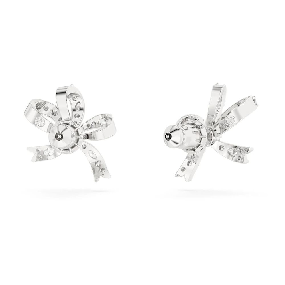 Swarovski Volta Bow Stud Earrings image number 3