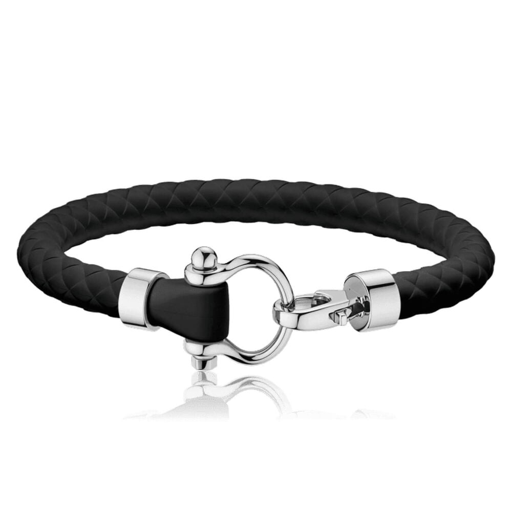 OMEGA Sailing Black Rubber XL Bracelet