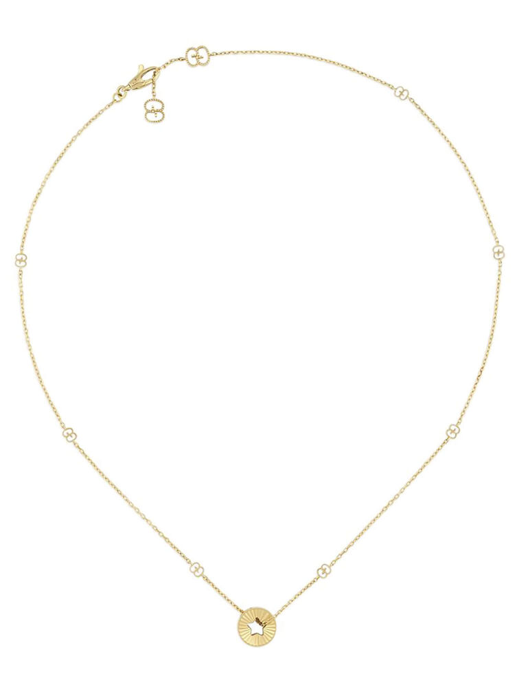Gucci Icon Yellow Gold Star Necklace