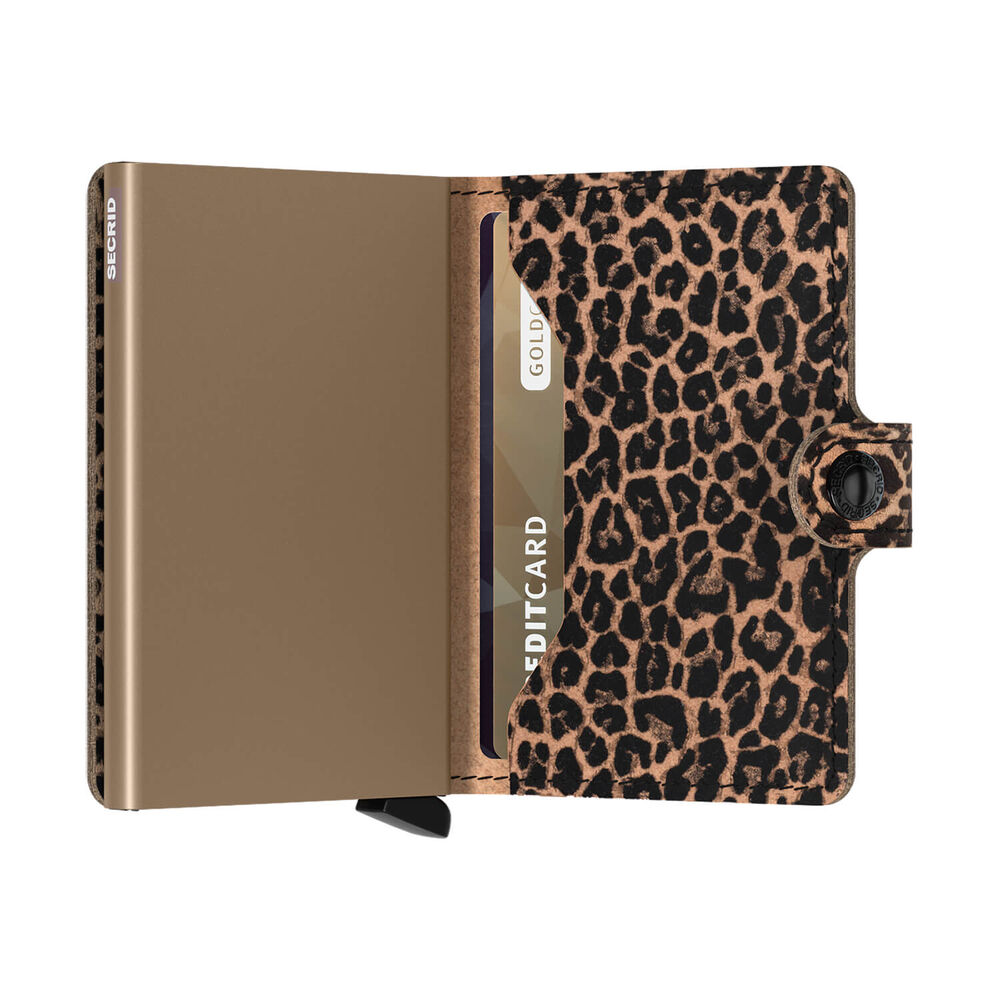 Secrid Flocked Print Leo Beige Miniwallet image number 2