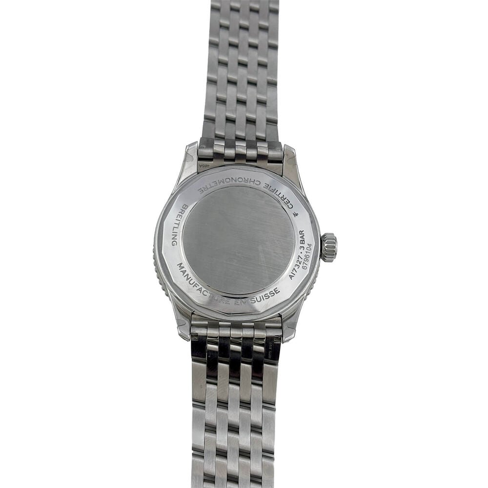 Pre-Owned Breitling Navitimer Automatic 35mm Silver Dial Steel Watch image number 2