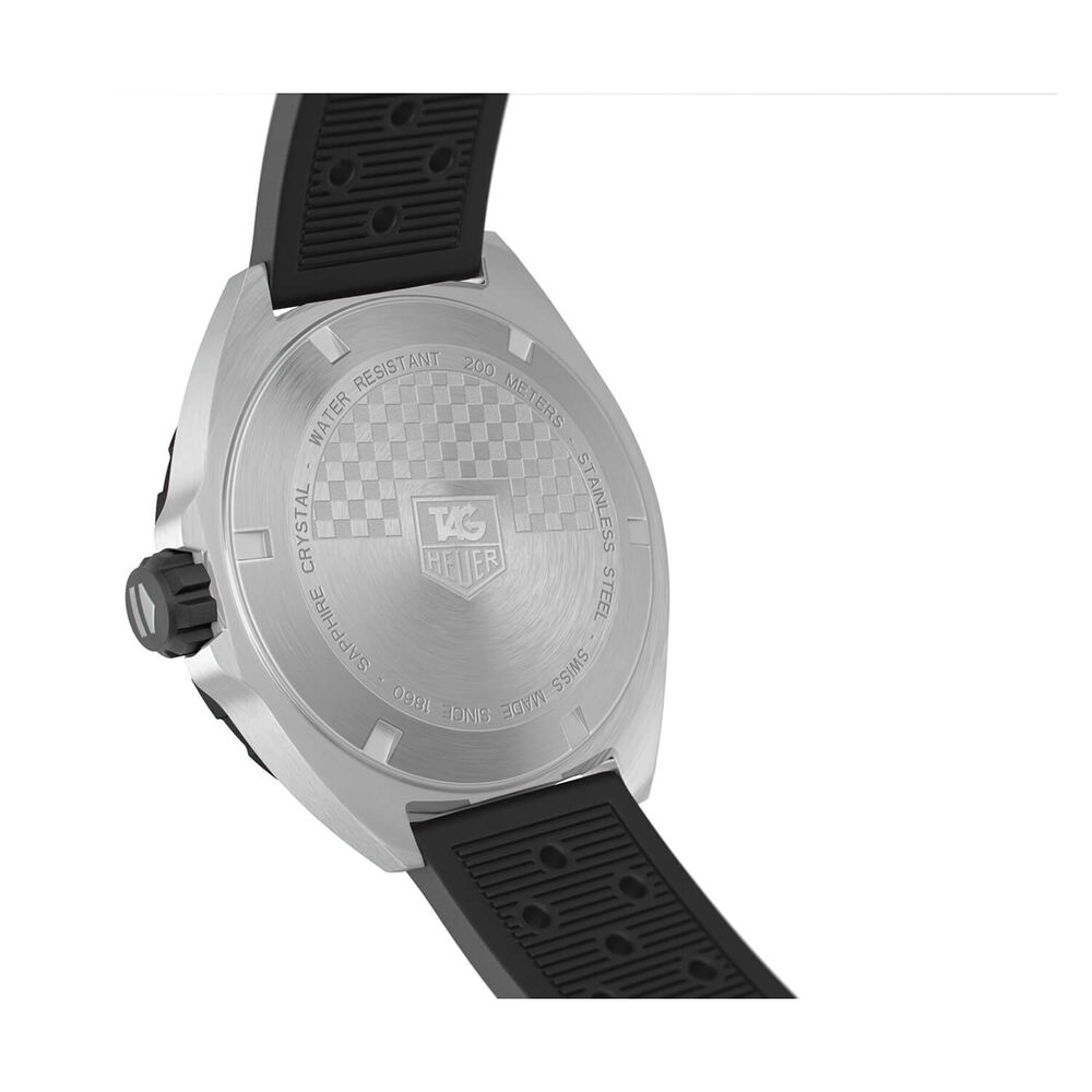 TAG Heuer Formula 1 Date 41mm Black Dial Rubber Strap Watch image number 3