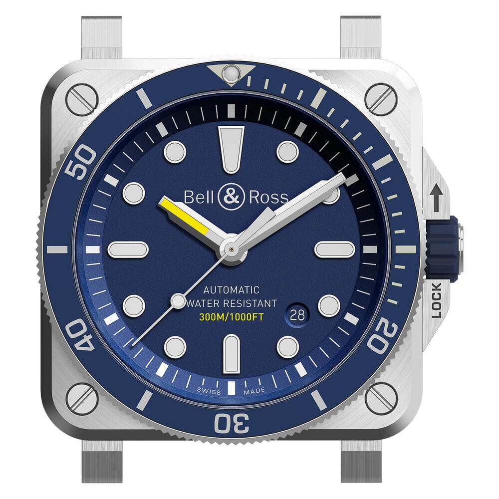 Bell & Ross Br03-92 Diver Blue Mens Instrument Watch