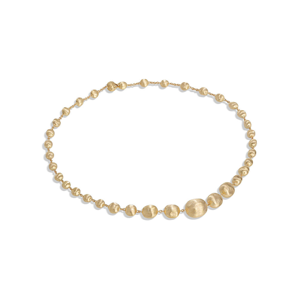 Marco Bicego Africa 18ct Yellow Gold Mix Medium Necklace image number 0