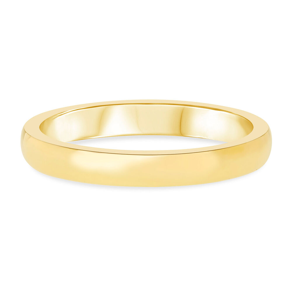 Ladies' 18ct gold 2.5mm superior court wedding ring image number 4
