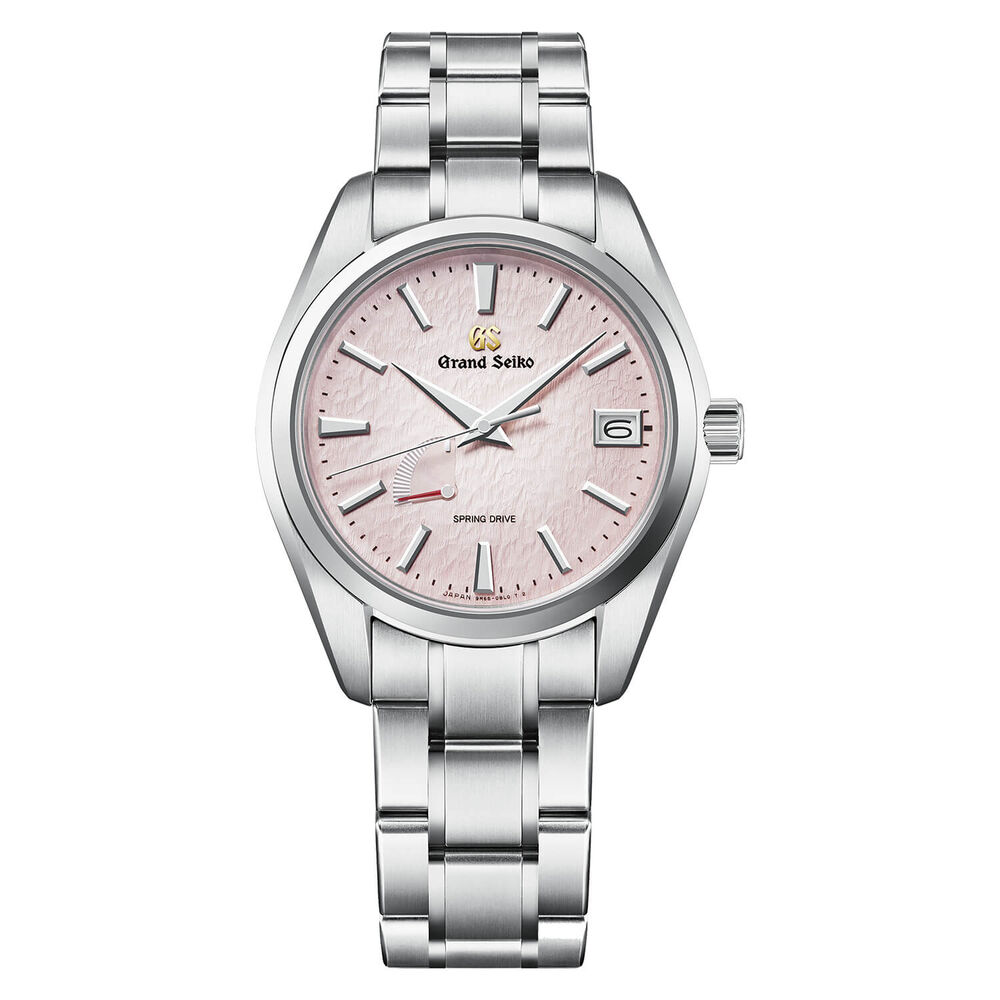 Grand Seiko 'Pink Snowflake' Spring Drive 20th Anniversary Limited 41mm Dial Bracelet Watch