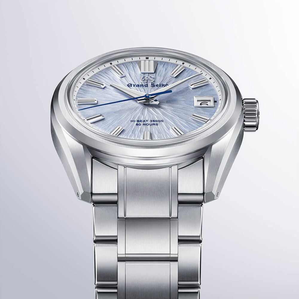 Grand Seiko Evolution 9 'Mountainscape' Limited Edition 40mm Blue Dial Steel Bracelet Watch image number 3